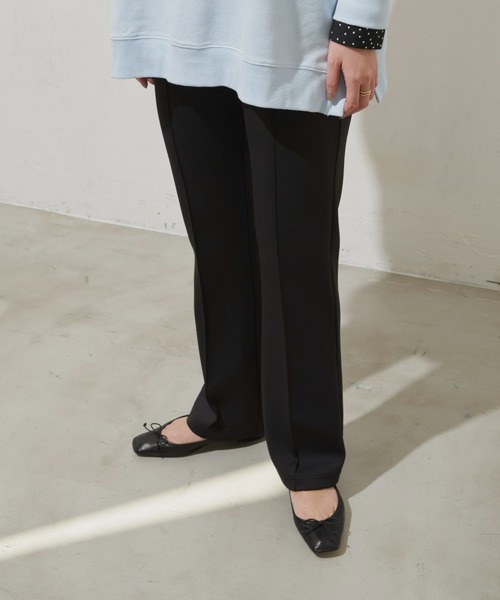 Aunt Marie's（アントマリーズ）の「フレアレギンスストレッチパンツ / 美脚パンツ（その他パンツ・レディース・ブラック/ネイビー・FREE/MEDIUM/TALL）」の14枚目の写真