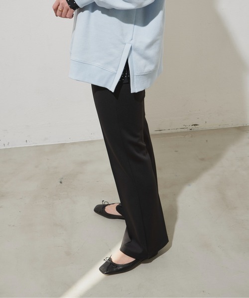 Aunt Marie's（アントマリーズ）の「フレアレギンスストレッチパンツ / 美脚パンツ（その他パンツ・レディース・ブラック/ネイビー・FREE/MEDIUM/TALL）」の17枚目の写真