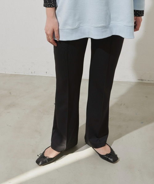 Aunt Marie's（アントマリーズ）の「フレアレギンスストレッチパンツ / 美脚パンツ（その他パンツ・レディース・ブラック/ネイビー・FREE/MEDIUM/TALL）」の15枚目の写真