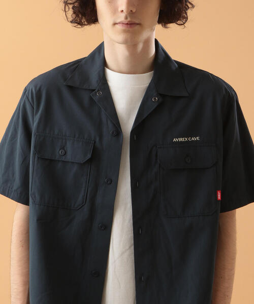 AVIREX（アヴィレックス）の「A.C.ワークシャツ / A.C WORK SHIRT / アヴィレックス / AVIREX（シャツ/ブラウス・メンズ・チャコールグレー/ベージュ/ネイビー/レモンイエロー/コーラルピンク・MEDIUM/LARGE/X-LARGE/XX-LARGE）」の9枚目の写真