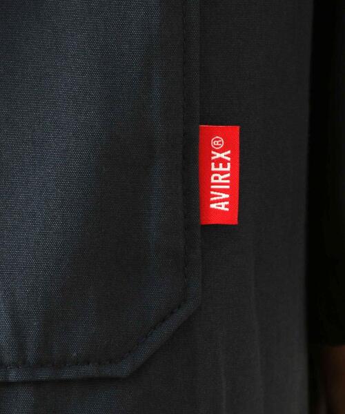 AVIREX（アヴィレックス）の「A.C.ワークシャツ / A.C WORK SHIRT / アヴィレックス / AVIREX（シャツ/ブラウス・メンズ・チャコールグレー/ベージュ/ネイビー/レモンイエロー/コーラルピンク・MEDIUM/LARGE/X-LARGE/XX-LARGE）」の12枚目の写真