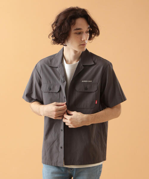 AVIREX（アヴィレックス）の「A.C.ワークシャツ / A.C WORK SHIRT / アヴィレックス / AVIREX（シャツ/ブラウス・メンズ・チャコールグレー/ベージュ/ネイビー/レモンイエロー/コーラルピンク・MEDIUM/LARGE/X-LARGE/XX-LARGE）」の16枚目の写真