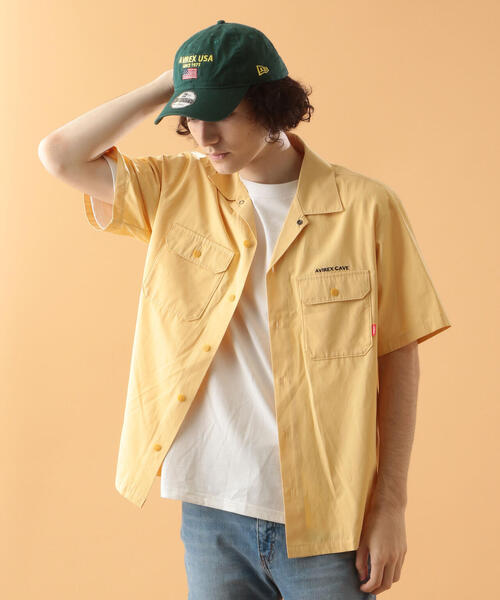 AVIREX（アヴィレックス）の「A.C.ワークシャツ / A.C WORK SHIRT / アヴィレックス / AVIREX（シャツ/ブラウス・メンズ・チャコールグレー/ベージュ/ネイビー/レモンイエロー/コーラルピンク・MEDIUM/LARGE/X-LARGE/XX-LARGE）」の17枚目の写真