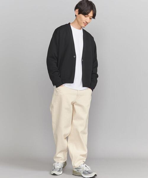 BEAUTY&YOUTH UNITED ARROWS（ビューティーアンドユースユナイテッドアローズ）の「BY スムージー １ボタン カーディガン（カーディガン/ボレロ・メンズ・ライム/ブラック/ライトグレー・L/XL/M/S）」の9枚目の写真
