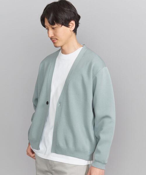 BEAUTY&YOUTH UNITED ARROWS（ビューティーアンドユースユナイテッドアローズ）の「BY スムージー １ボタン カーディガン（カーディガン/ボレロ・メンズ・ライム/ブラック/ライトグレー・L/XL/M/S）」の11枚目の写真