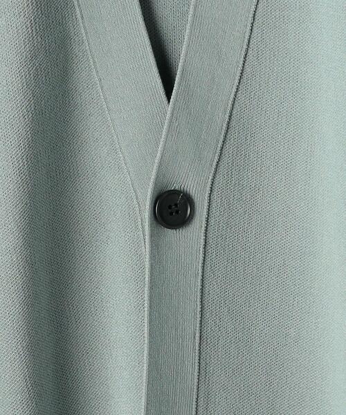 BEAUTY&YOUTH UNITED ARROWS（ビューティーアンドユースユナイテッドアローズ）の「BY スムージー １ボタン カーディガン（カーディガン/ボレロ・メンズ・ライム/ブラック/ライトグレー・L/XL/M/S）」の20枚目の写真