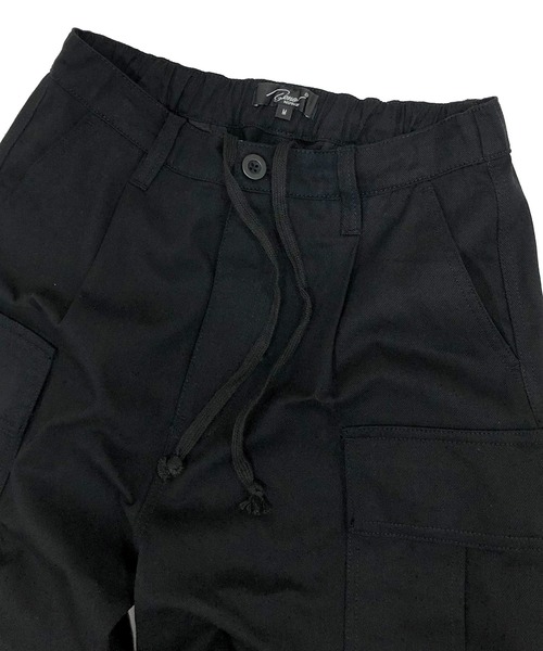 Beno(ビーノ)の「HEAVY COTTON TWILL / WIDE CARGO PANTS(カーゴパンツ・メンズ・ブラック/ベージュ/ブラウン/オフホワイト/オリーブ・S/M/L)」の17枚目の写真