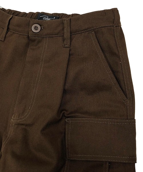 Beno(ビーノ)の「HEAVY COTTON TWILL / WIDE CARGO PANTS(カーゴパンツ・メンズ・ブラック/ベージュ/ブラウン/オフホワイト/オリーブ・S/M/L)」の18枚目の写真