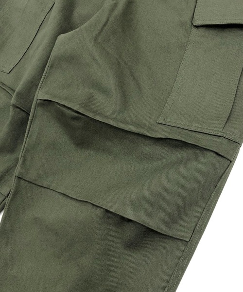 Beno(ビーノ)の「HEAVY COTTON TWILL / WIDE CARGO PANTS(カーゴパンツ・メンズ・ブラック/ベージュ/ブラウン/オフホワイト/オリーブ・S/M/L)」の20枚目の写真
