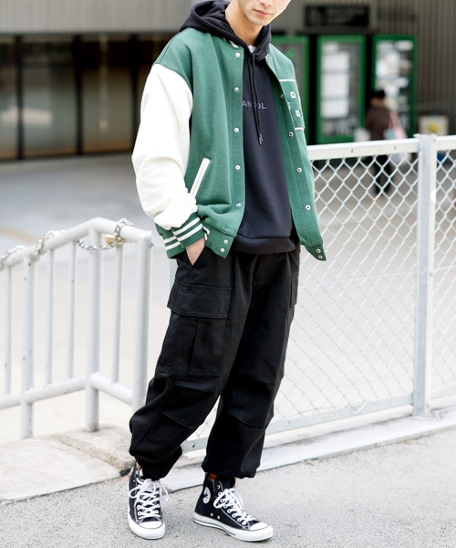 Beno(ビーノ)の「HEAVY COTTON TWILL / WIDE CARGO PANTS(カーゴパンツ・メンズ・ブラック/ベージュ/ブラウン/オフホワイト/オリーブ・S/M/L)」の7枚目の写真