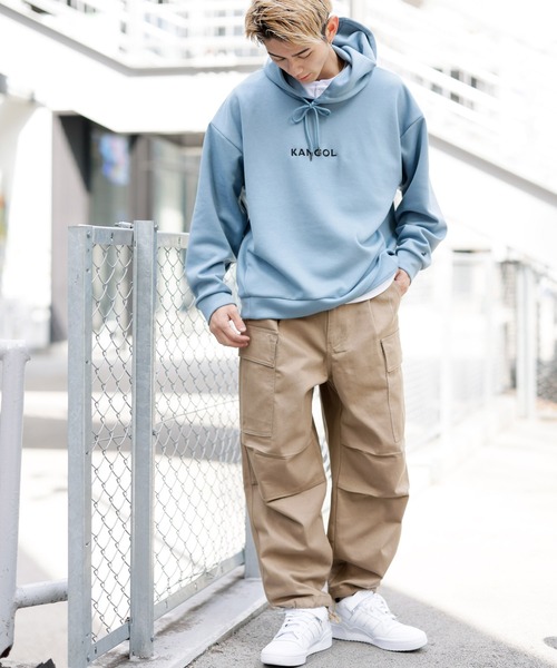Beno(ビーノ)の「HEAVY COTTON TWILL / WIDE CARGO PANTS(カーゴパンツ・メンズ・ブラック/ベージュ/ブラウン/オフホワイト/オリーブ・S/M/L)」の11枚目の写真