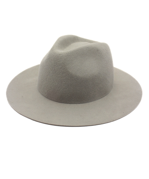 Khaju(カージュ)の「Khaju:フェルトハット②(ハット・レディース・チャコールグレー/ベージュ・ONE SIZE)」の1枚目の写真