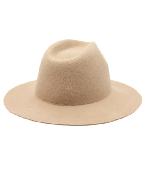 Khaju(カージュ)の「Khaju:フェルトハット②(ハット・レディース・チャコールグレー/ベージュ・ONE SIZE)」の3枚目の写真