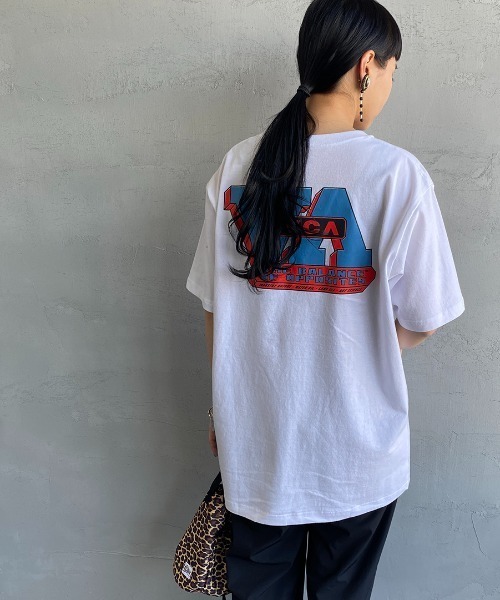 RVCA（ルーカ）の「[RVCA/ルーカ] CONTRACT ST バックロゴプリント Tシャツ（Tシャツ/カットソー・レディース・ホワイト/ブラック・M/L）」の15枚目の写真