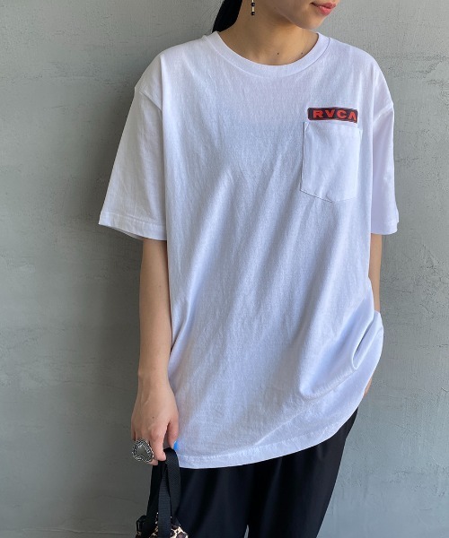 RVCA（ルーカ）の「[RVCA/ルーカ] CONTRACT ST バックロゴプリント Tシャツ（Tシャツ/カットソー・レディース・ホワイト/ブラック・M/L）」の10枚目の写真