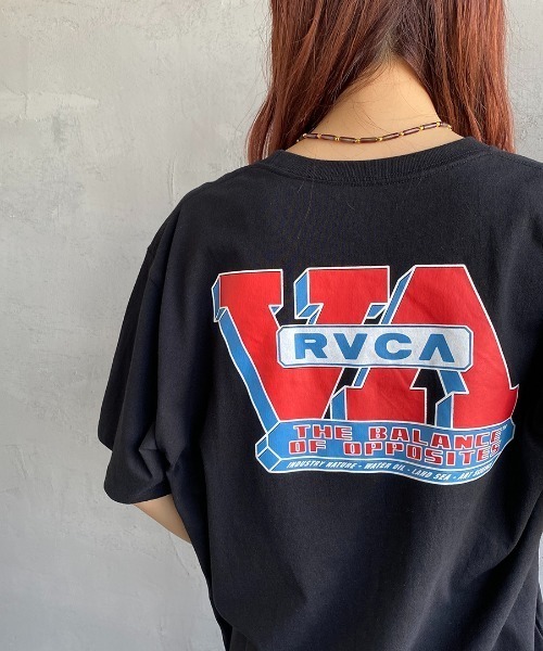 RVCA（ルーカ）の「[RVCA/ルーカ] CONTRACT ST バックロゴプリント Tシャツ（Tシャツ/カットソー・レディース・ホワイト/ブラック・M/L）」の12枚目の写真