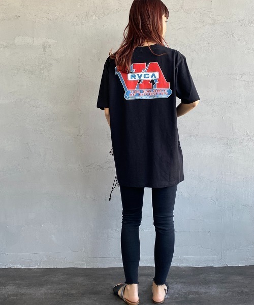 RVCA（ルーカ）の「[RVCA/ルーカ] CONTRACT ST バックロゴプリント Tシャツ（Tシャツ/カットソー・レディース・ホワイト/ブラック・M/L）」の18枚目の写真