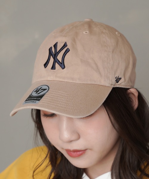 '47（フォーティーセブン）の「【47 / フォーティーセブン】NY刺繍ロゴキャップ（キャップ・レディース・ベージュ・ONESIZE）」の11枚目の写真