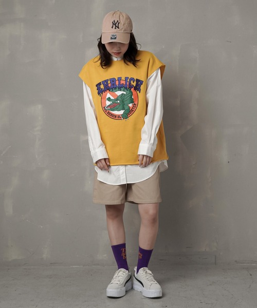 '47（フォーティーセブン）の「【47 / フォーティーセブン】NY刺繍ロゴキャップ（キャップ・レディース・ベージュ・ONESIZE）」の13枚目の写真