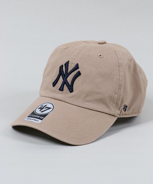 '47（フォーティーセブン）の「【47 / フォーティーセブン】NY刺繍ロゴキャップ（キャップ・レディース・ベージュ・ONESIZE）」の3枚目の写真
