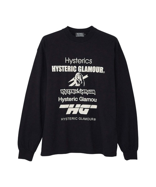 HYSTERIC GLAMOUR（ヒステリックグラマー）の「ASSORTED LOGO Tシャツ（Tシャツ/カットソー・メンズ・ホワイト/ブラック・X-LARGE/SMALL/LARGE/MEDIUM）」の2枚目の写真