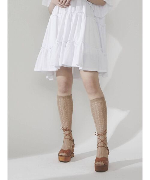 merry jenny（メリージェニー）の「オブジェウッドソールサンダル（サンダル・レディース・ブラック/キャメル・MEDIUM/LARGE）」の8枚目の写真