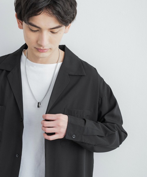 Rocky Monroe(ロッキーモンロー)の「チャーム付きデザインチェーンステンレスネックレス(ネックレス・メンズ・シルバー/ゴールド/ブラウン/ブラック・FREE)」の5枚目の写真