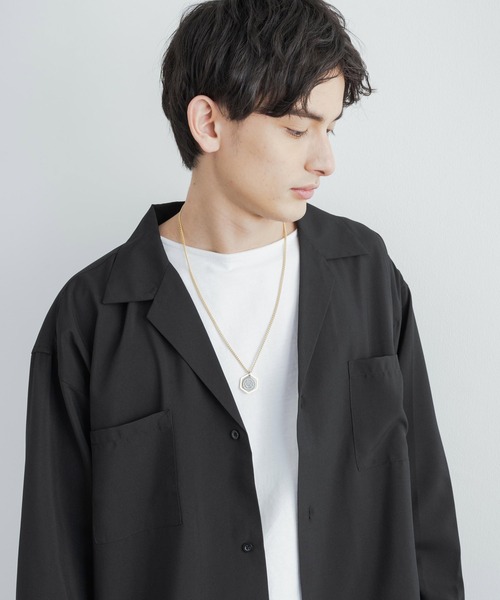 Rocky Monroe(ロッキーモンロー)の「チャーム付きデザインチェーンステンレスネックレス(ネックレス・メンズ・シルバー/ゴールド/ブラウン/ブラック・FREE)」の10枚目の写真