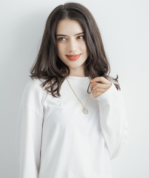 Rocky Monroe(ロッキーモンロー)の「チャーム付きデザインチェーンステンレスネックレス(ネックレス・メンズ・シルバー/ゴールド/ブラウン/ブラック・FREE)」の12枚目の写真