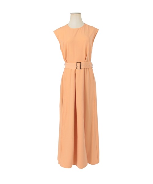 Julia Boutique（ジュリアブティック）の「ベルト付きスリットデザインマキシ丈ワンピース/22057（ワンピース・レディース・ブラック/オレンジ/ベージュ・ONE）」の22枚目の写真