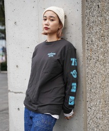 AVIREX | 【直営店限定】SLEEVE LOGO L/S T-SHIRT/ スリーブロゴ ロングスリーブティーシャツ(Tシャツ/カットソー)
