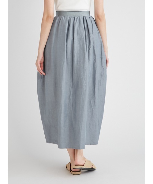 Mila Owen（ミラオーウェン）の「ウエストゴムランダムタックコクーン