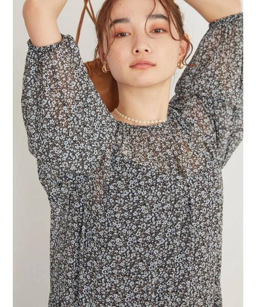 AMERICAN HOLIC(アメリカンホリック)の「Flowerティアードマキシワンピース(ワンピース・レディース・その他14/ブルー系その他・L/M)」の8枚目の写真