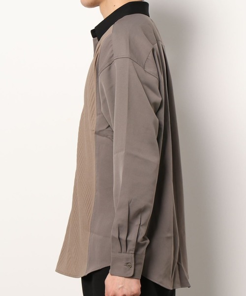 AZIONE（アジオネ）の「AZIONE/アジオネ/切り替えシャツ（シャツ/ブラウス・メンズ・B/C・MEDIUM/LARGE）」の4枚目の写真