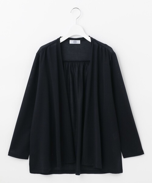 J.PRESS Ladies(J.プレス レディス)の「【WEB限定カラーあり・接触冷感・UVケア】レーヨンジャージー カーディガン(カーディガン/ボレロ・レディース・ネイビー系/ライトグリーン系/ホワイト系/ベージュ系/ライトグレー系・SMALL)」の15枚目の写真