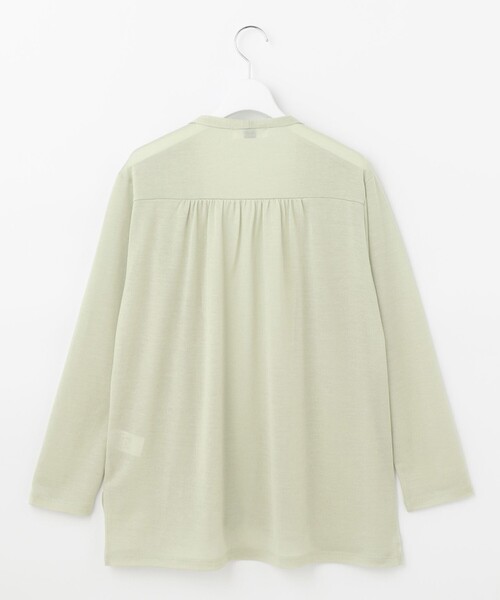 J.PRESS Ladies(J.プレス レディス)の「【WEB限定カラーあり・接触冷感・UVケア】レーヨンジャージー カーディガン(カーディガン/ボレロ・レディース・ネイビー系/ライトグリーン系/ホワイト系/ベージュ系/ライトグレー系・SMALL)」の17枚目の写真