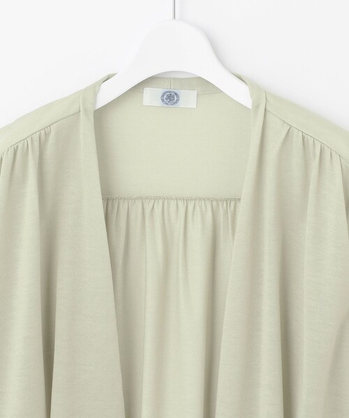 J.PRESS Ladies(J.プレス レディス)の「【WEB限定カラーあり・接触冷感・UVケア】レーヨンジャージー カーディガン(カーディガン/ボレロ・レディース・ネイビー系/ライトグリーン系/ホワイト系/ベージュ系/ライトグレー系・SMALL)」の18枚目の写真