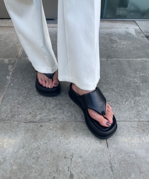 AMAIL(アマイル)の「Daily bulky sandal(サンダル・レディース・ブラック・S/M/L)」の17枚目の写真