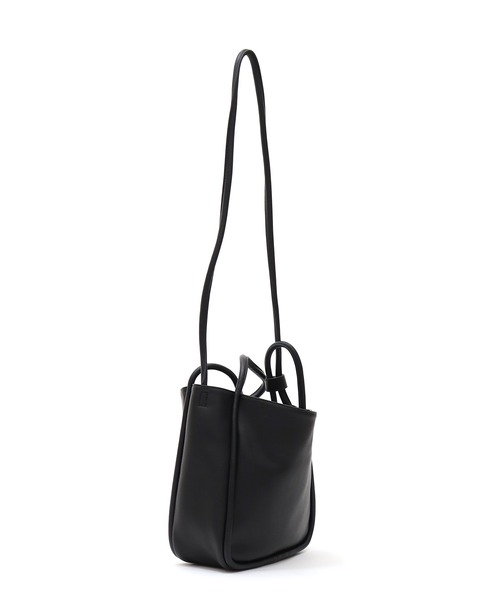 DRESSLAVE（ドレスレイブ）の「temp. / Caba bag(合成皮革ショルダートートバッグ)（ショルダーバッグ・レディース・ブラック/ピンク・FREE）」の5枚目の写真