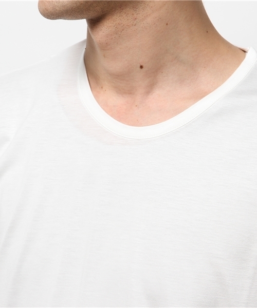 Lui's（ルイス）の「Lui's(ルイス) サイドスリットロングカットソー（Tシャツ/カットソー・メンズ・ブラック/ホワイト・SMALL/MEDIUM）」の7枚目の写真