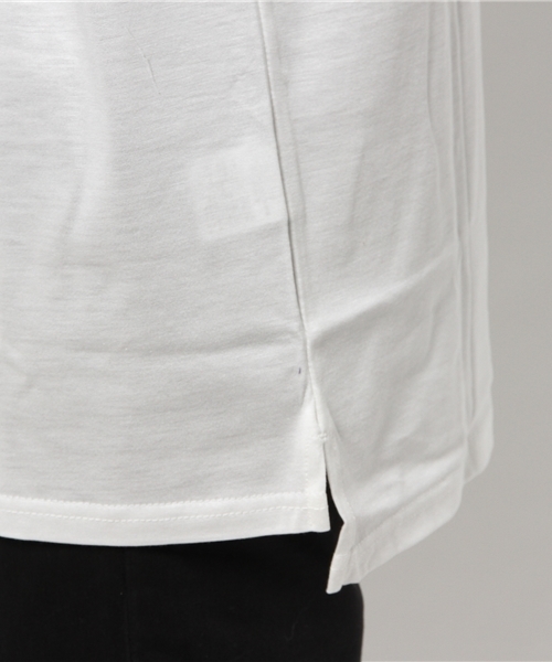 Lui's（ルイス）の「Lui's(ルイス) サイドスリットロングカットソー（Tシャツ/カットソー・メンズ・ブラック/ホワイト・SMALL/MEDIUM）」の9枚目の写真