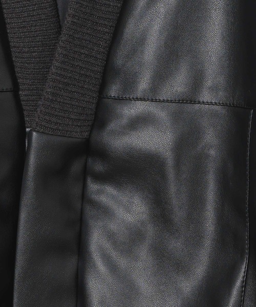 CASPER JOHN（キャスパージョン）の「Knit switch inner jacket/ニットスイッチインナージャケット（その他アウター・メンズ・カーキ/ブラック・SMALL/MEDIUM/LARGE）」の19枚目の写真