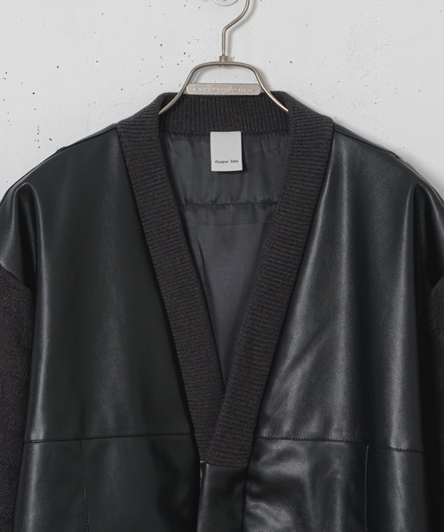 CASPER JOHN（キャスパージョン）の「Knit switch inner jacket/ニットスイッチインナージャケット（その他アウター・メンズ・カーキ/ブラック・SMALL/MEDIUM/LARGE）」の20枚目の写真