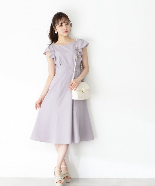 PROPORTION BODY DRESSING（プロポーションボディドレッシング）の「ラッフルフレアワンピース / 1212240602（ワンピース・レディース・ネイビー/グリーン/グレー・MEDIUM/SMALL）」の7枚目の写真