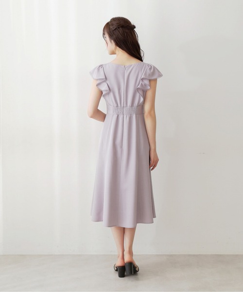 PROPORTION BODY DRESSING（プロポーションボディドレッシング）の「ラッフルフレアワンピース / 1212240602（ワンピース・レディース・ネイビー/グリーン/グレー・MEDIUM/SMALL）」の9枚目の写真