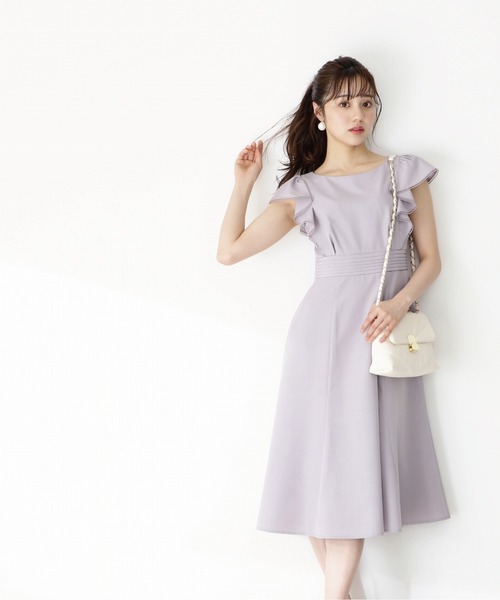 PROPORTION BODY DRESSING（プロポーションボディドレッシング）の「ラッフルフレアワンピース / 1212240602（ワンピース・レディース・ネイビー/グリーン/グレー・MEDIUM/SMALL）」の11枚目の写真