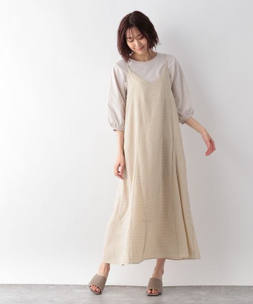 ★ピッチャー★ GLOBAL WORK（グローバルワーク）の「2SETキャミフレアワンピース