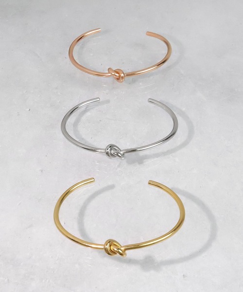 blackdia ocean（ブラックダイヤオーシャン）の「blackdia ocean 金属アレルギー対応 ノットワイヤーバングル サージカルステンレス 316L（バングル/リストバンド・レディース・シルバー/ゴールド/シルバー系その他/ゴールド系その他/ピンク系その他・FREE）」の8枚目の写真