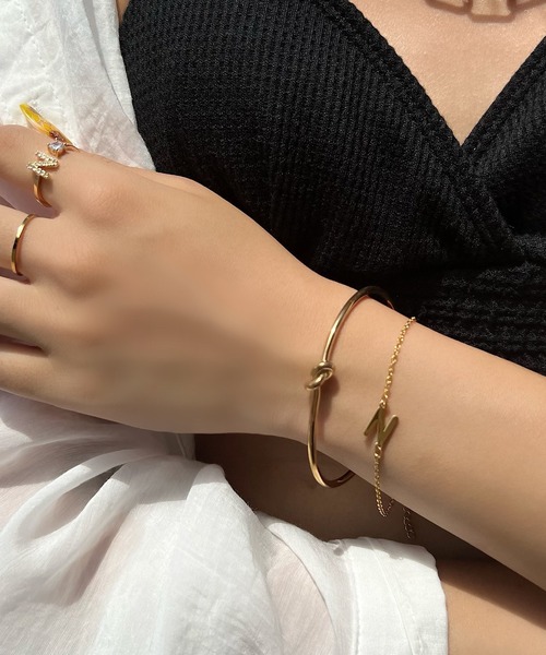 blackdia ocean（ブラックダイヤオーシャン）の「blackdia ocean 金属アレルギー対応 ノットワイヤーバングル サージカルステンレス 316L（バングル/リストバンド・レディース・シルバー/ゴールド/シルバー系その他/ゴールド系その他/ピンク系その他・FREE）」の12枚目の写真