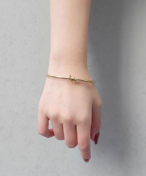 blackdia ocean（ブラックダイヤオーシャン）の「blackdia ocean 金属アレルギー対応 ノットワイヤーバングル サージカルステンレス 316L（バングル/リストバンド・レディース・シルバー/ゴールド/シルバー系その他/ゴールド系その他/ピンク系その他・FREE）」の14枚目の写真